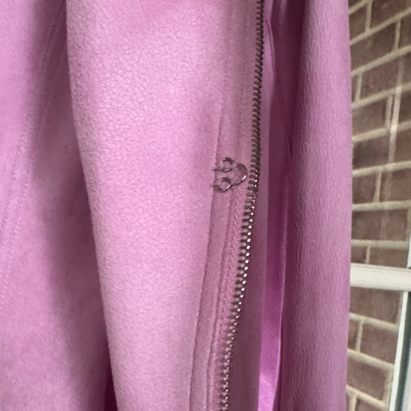 Insight Women's lavender /fuchsia faux suede jacket - Picture 4 of 11